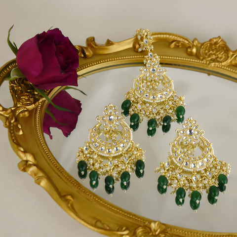 Maheen maang tikka set