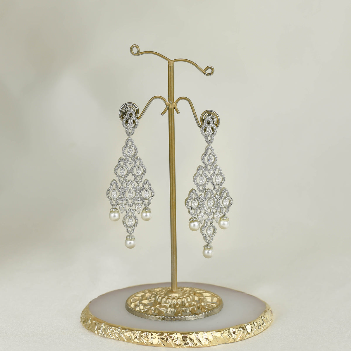 Eliza American diamond set (with bracelet) - Dastaan the Label